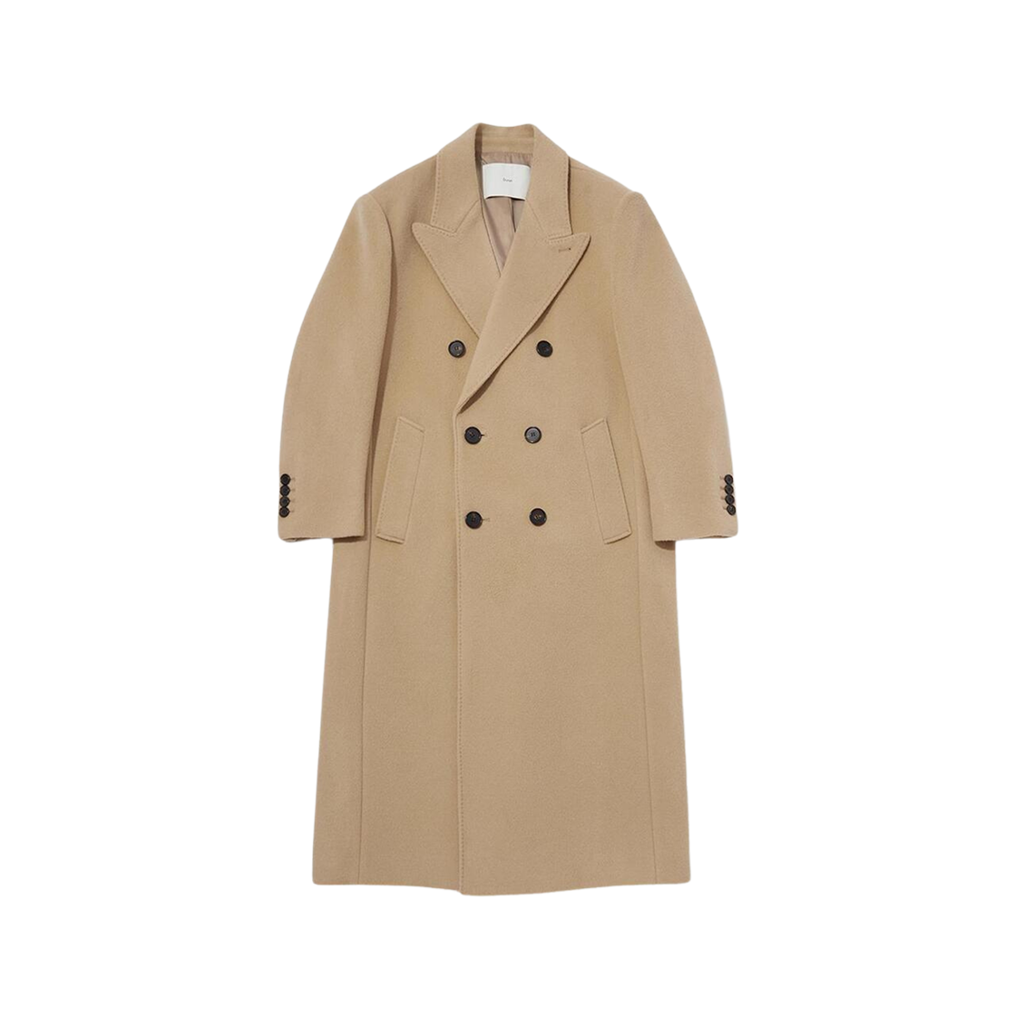 Dunst Maxi Double-Breasted Cashmere Coat Camel 상세 이미지 1