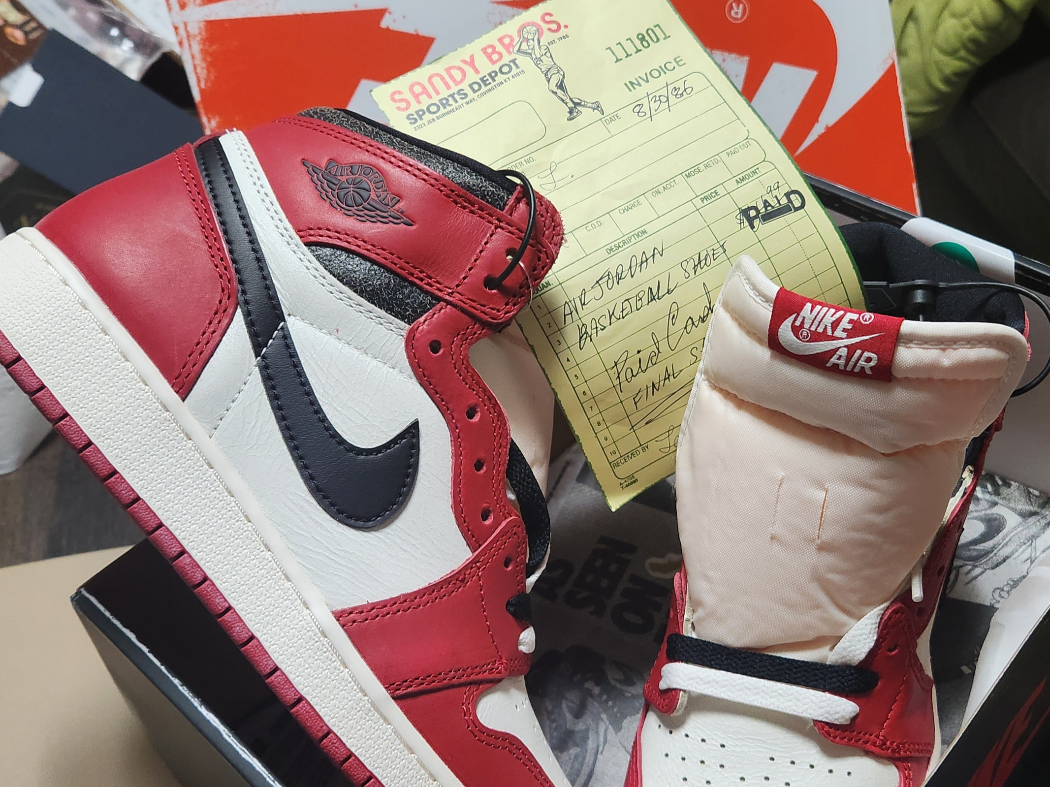 (GS) Jordan 1 Retro High OG Chicago 2022 착용 스타일 - 3