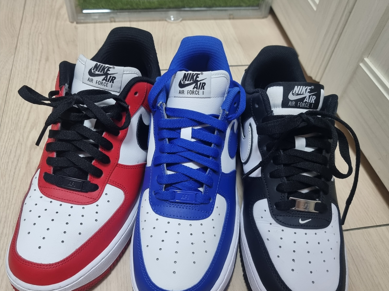 Nike Air Force 1 '07 Black White 착용 스타일
