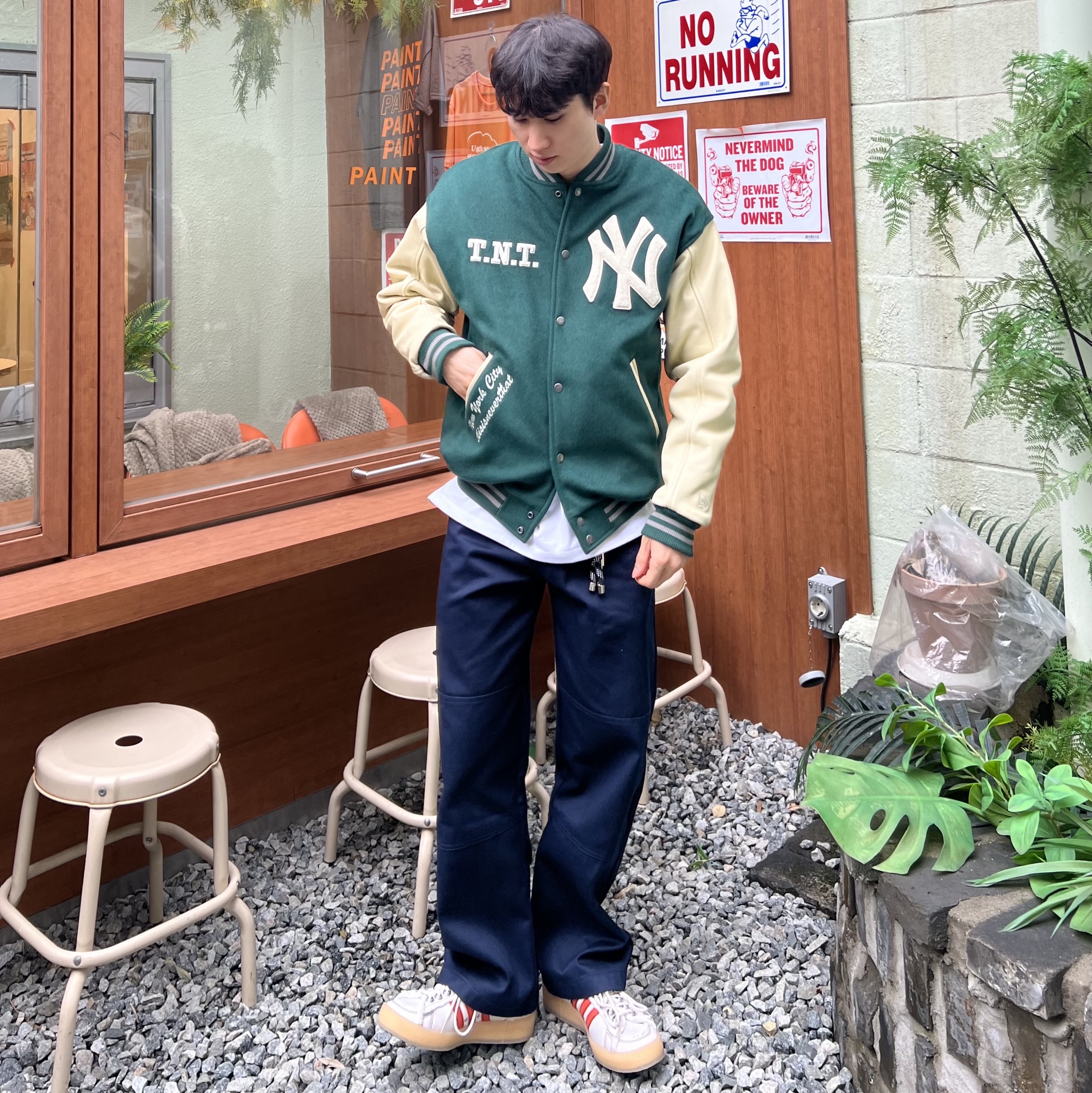 Adidas x Song for the Mute Campus 80s Bliss Core Black 착용 스타일 - 2