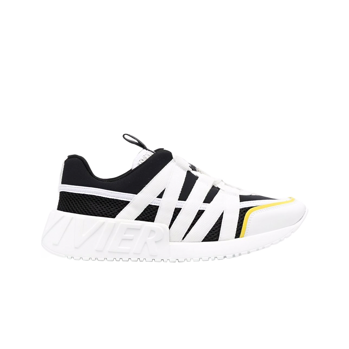 RVW65733000RJC1O85 (W) Roger Vivier Viv' Go Lace Up Sneakers in Technical Fabrics Black