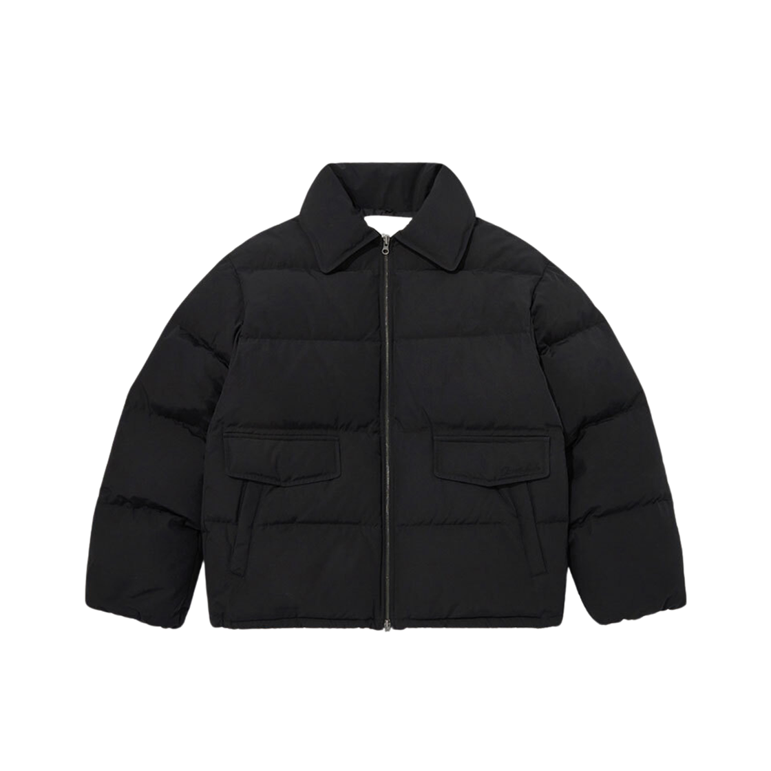 Dunst Detachable Shearling Collared Down Jacket Black 상세 이미지 2