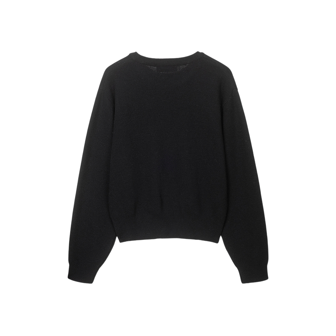 Dunst Buttoned Crewneck Sweater Black 상세 이미지 2