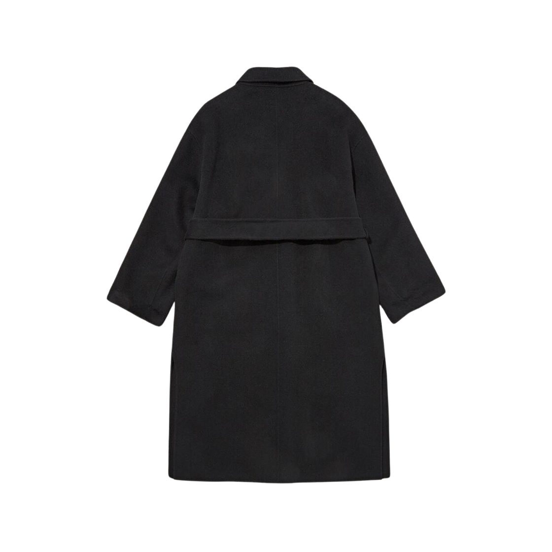 (W) Dunst Handmade Cashmere Robe Coat Black 상세 이미지 2