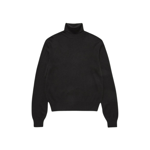 (W) 던스트 에센셜 캐시미어 터틀넥 스웨터 블랙