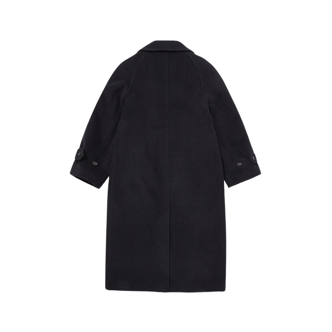 (W) Dunst Round Shape Cashmere Mac Coat Dark Navy 상세 이미지 2