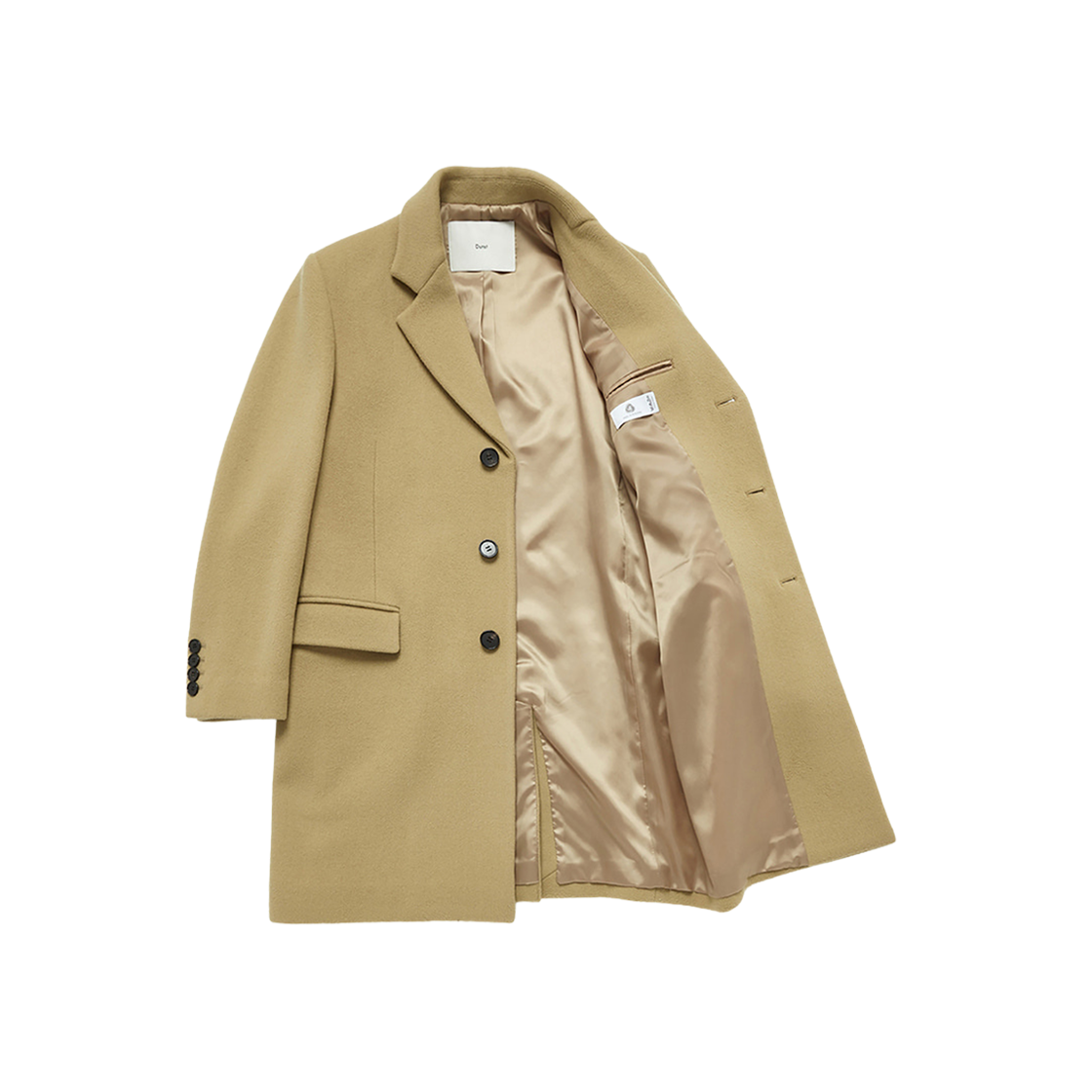 Dunst Essential Wool Single Coat Camel 상세 이미지 3