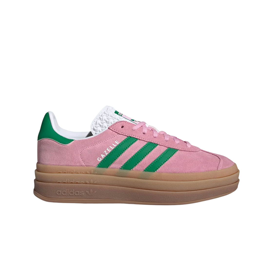 (W) 아디다스 가젤 볼드 트루 핑크 그린((W) Adidas Gazelle Bold True Pink Green)