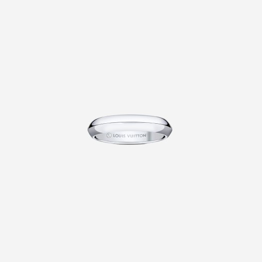 루이비통 LV 다이아몬드 4mm 웨딩 밴드 플래티넘