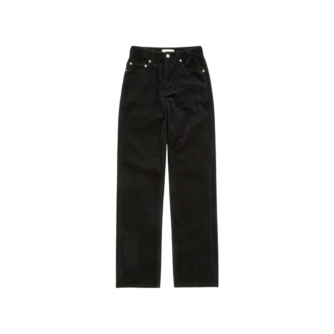 (W) Dunst Semi Wide Corduroy Jeans Black 상세 이미지 1