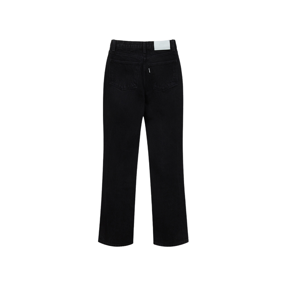 (W) Dunst Essential Semi Boot-Cut Jeans Black 상세 이미지 2