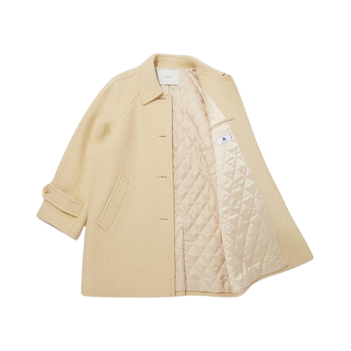 dunst ALPACA HALF MAC COAT BUTTER 韓国 dunst ALPACA HALF MAC COAT BUTTER 韓国