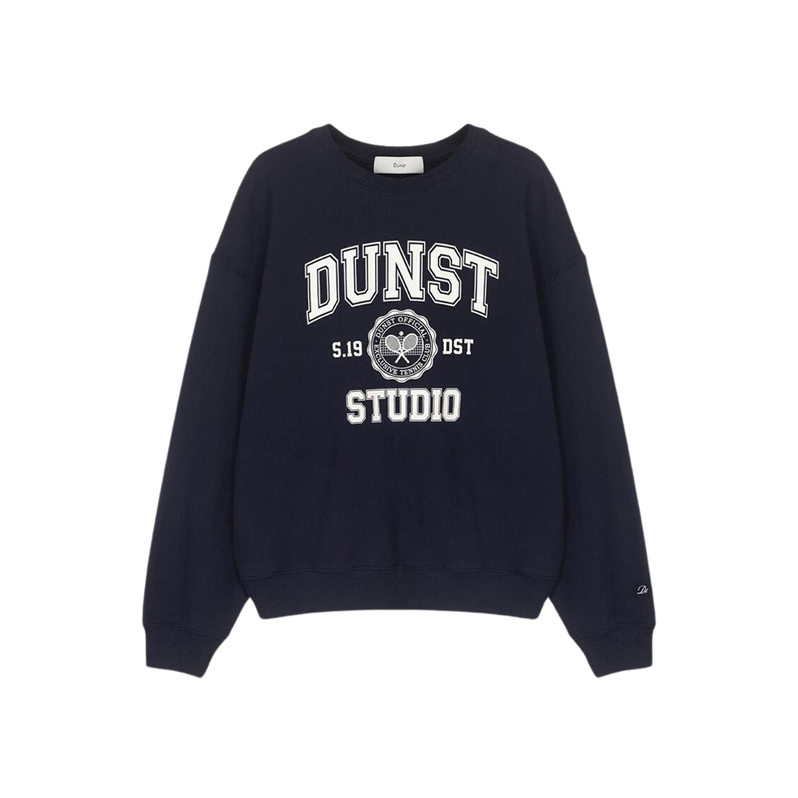 Dunst Classic Sports Sweatshirt Navy 상세 이미지 1