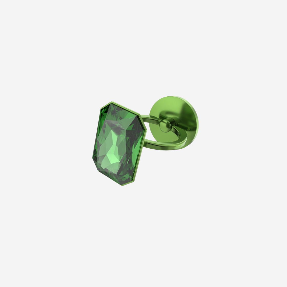 Swarovski Mobile Ring Octagon Cut Green 상세 이미지 4