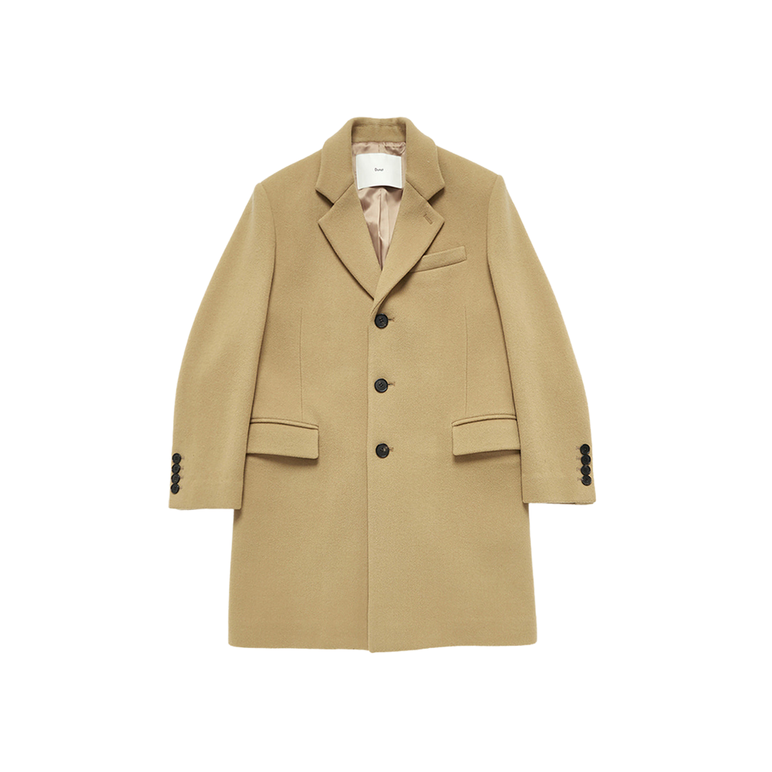 Dunst Essential Wool Single Coat Camel 상세 이미지 1