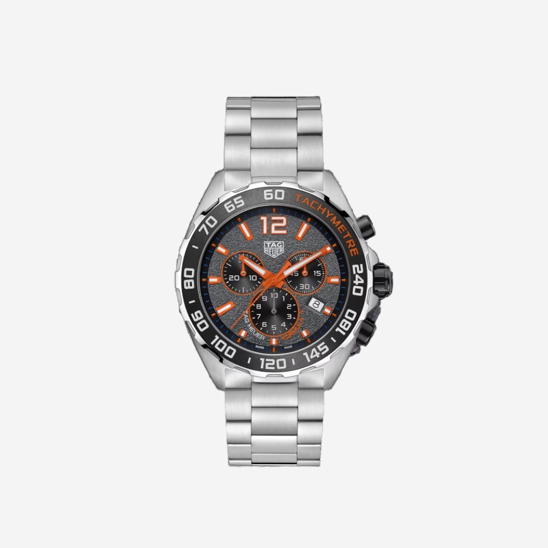 TAG Heuer Formula 1 Quartz Chronograph Steel Grey Orange 상세 이미지 1