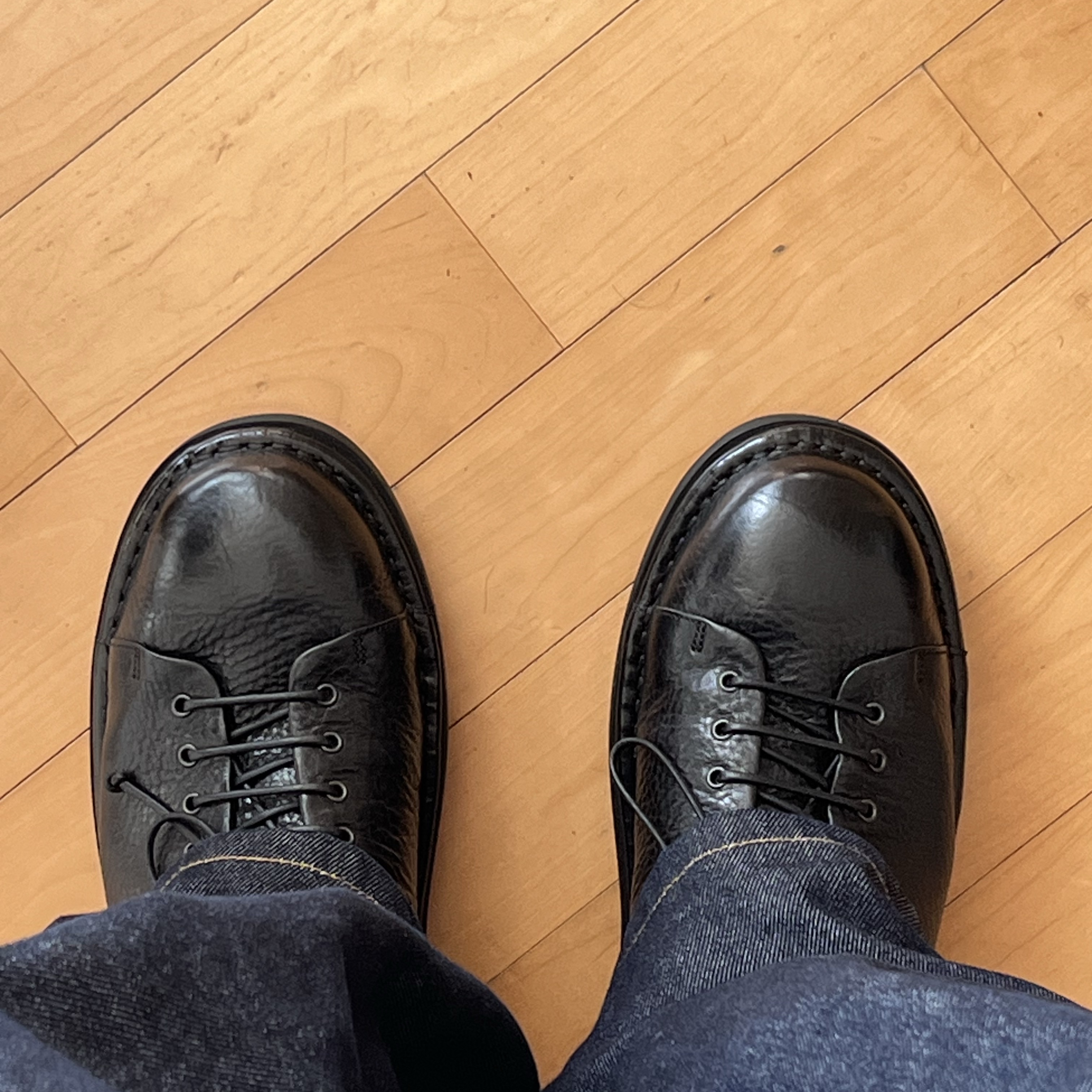 Marsell Pallottola Derby Black 착용 스타일