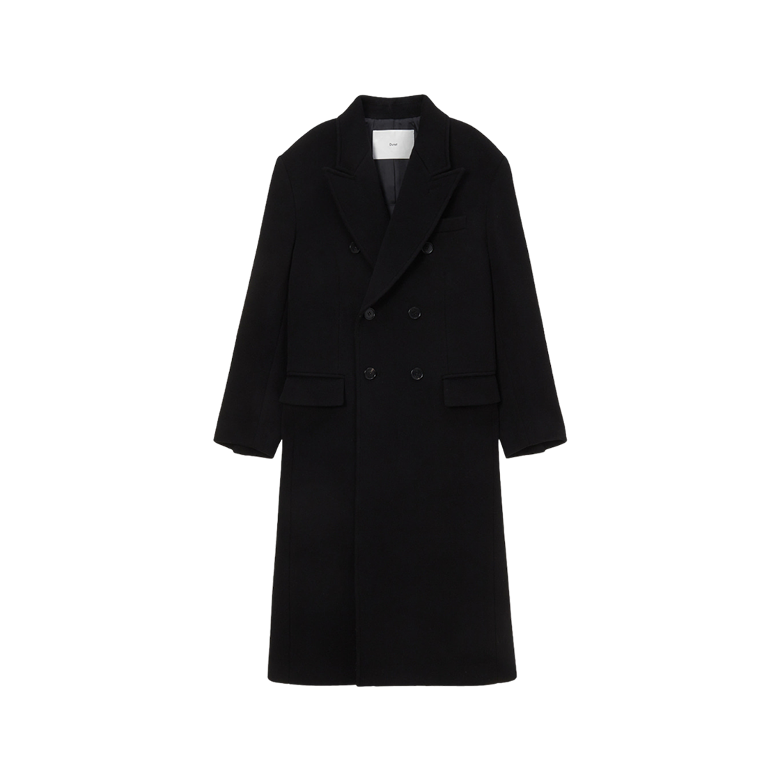 Dunst Tailored Double-Breasted Wool Coat Black 상세 이미지 1