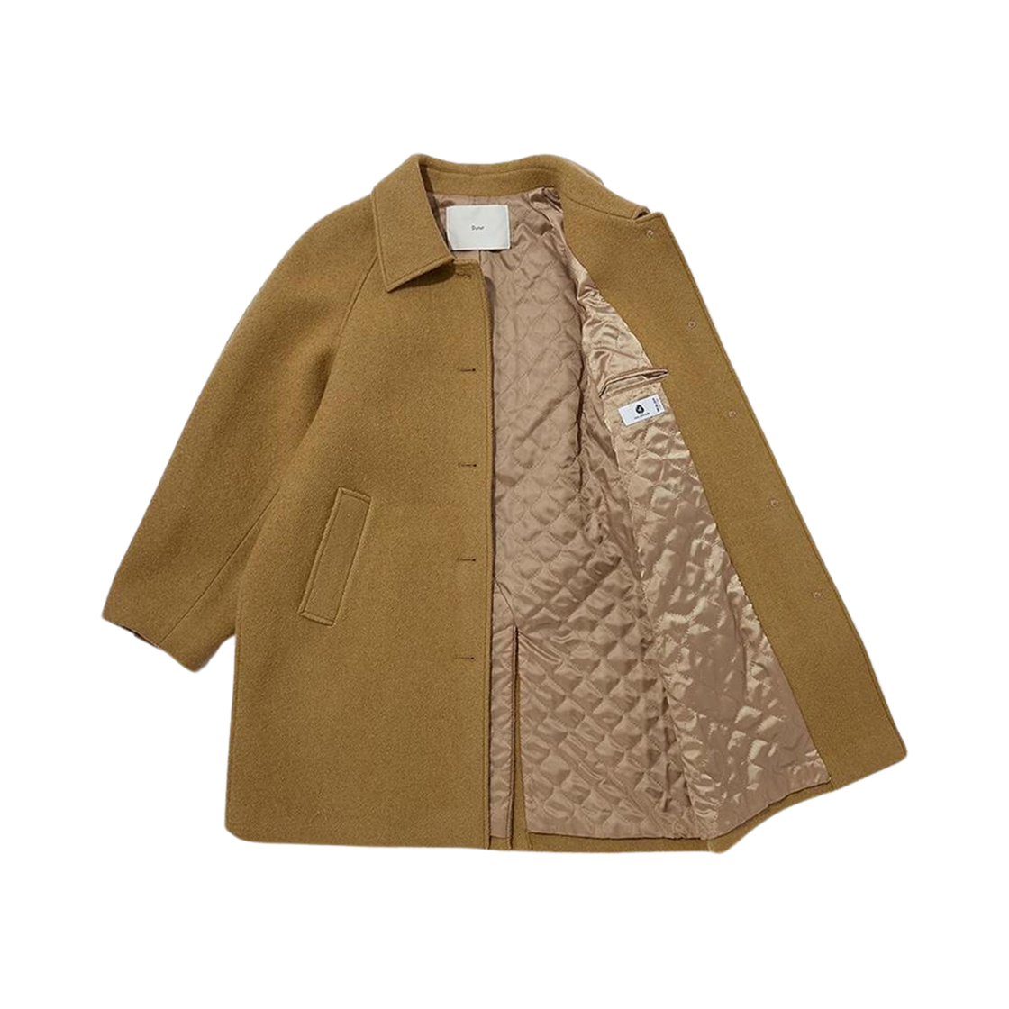 (W) Dunst Boucle Wool Half Coat Camel 상세 이미지 3