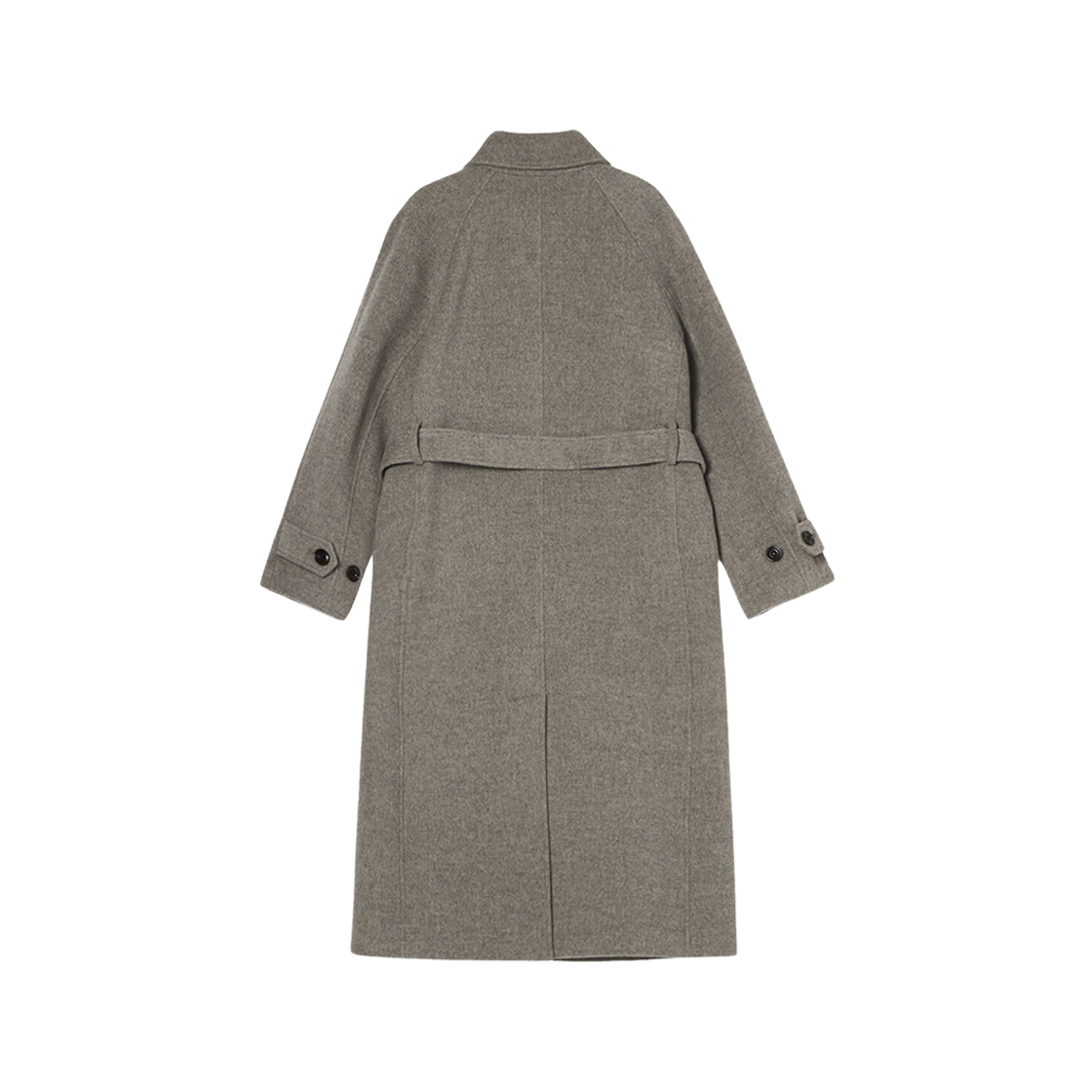 Dunst Belted Wool Mac Coat Oatmeal Melange Grey 상세 이미지 2