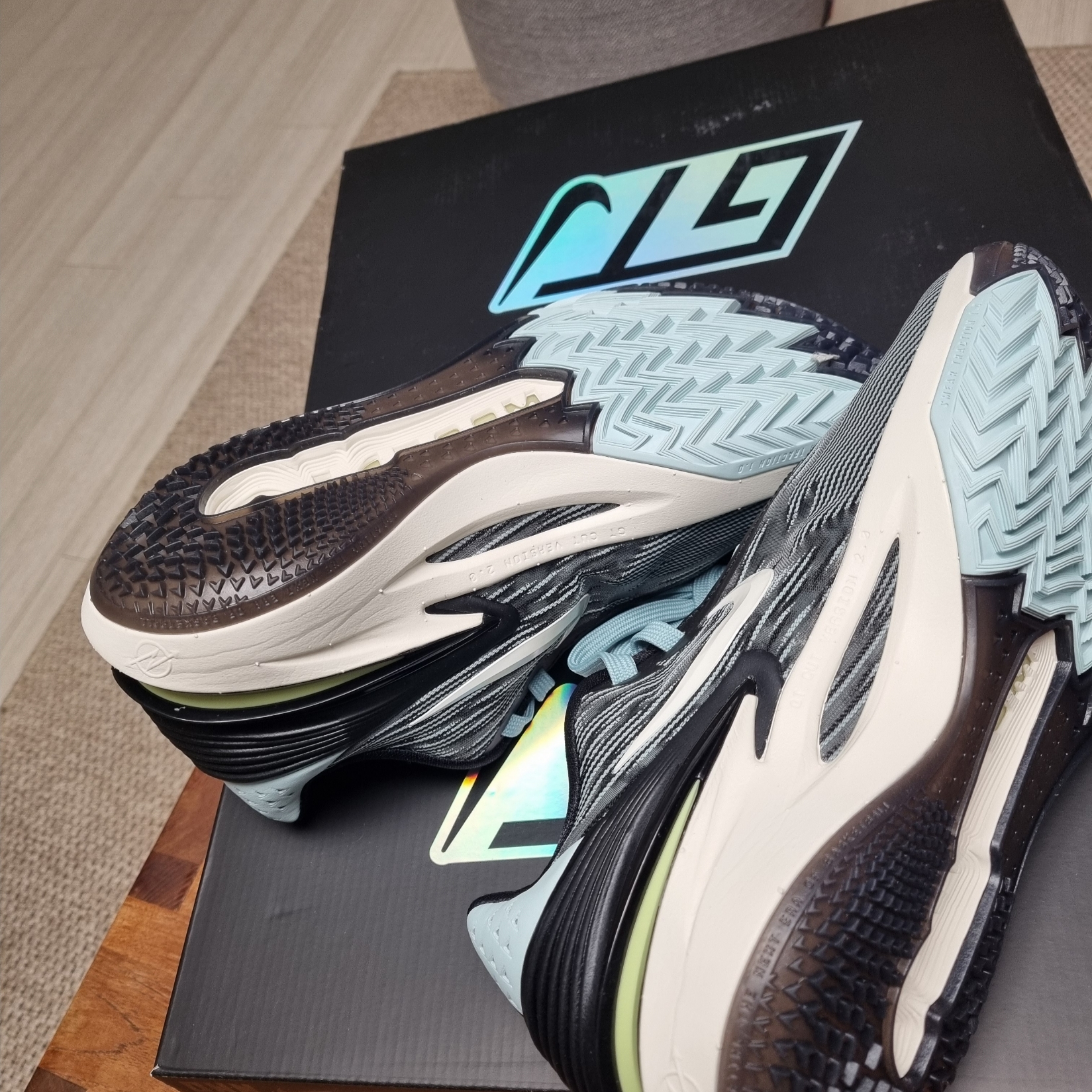 Nike Air Zoom GT Cut 2 EP Jade Ice Black 착용 스타일 - 4