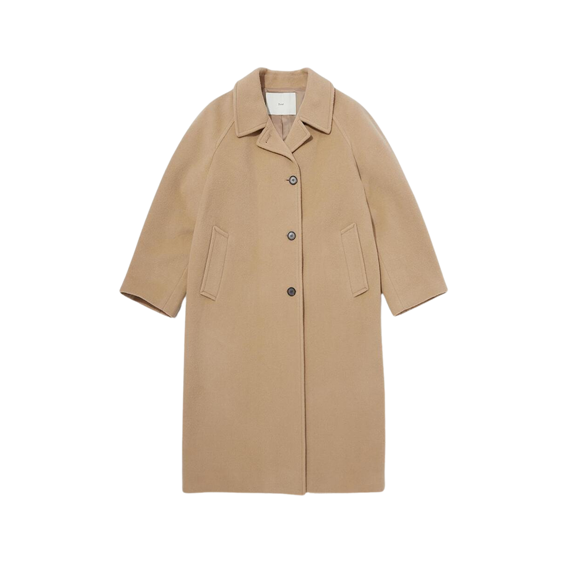 (W) Dunst Round Shape Cashmere Mac Coat Camel 상세 이미지 1