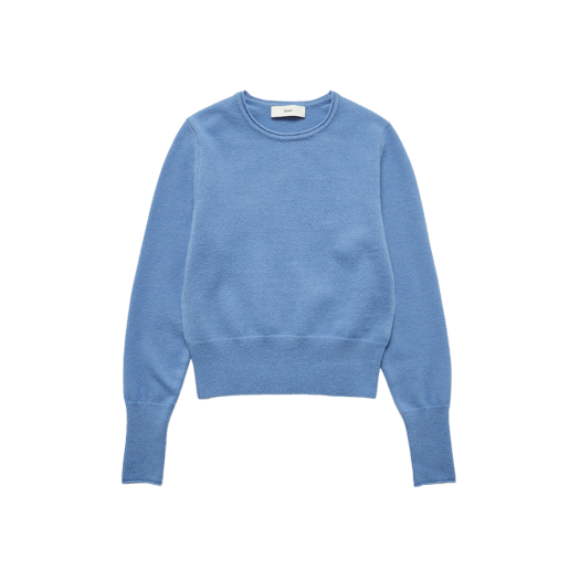 (W) 던스트 썸홀 커프 스웨터 소프트 블루