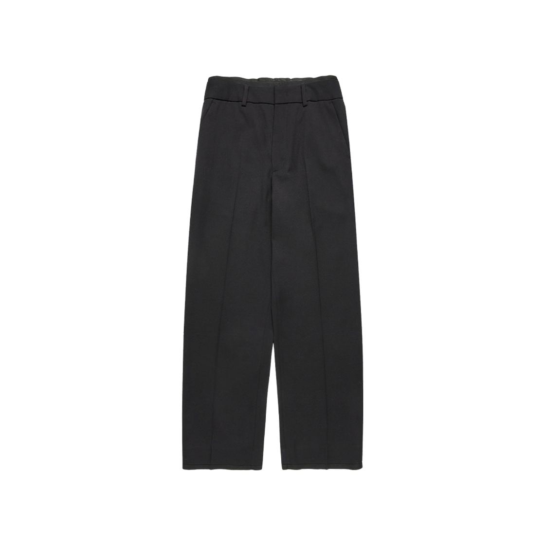 Dunst Wide-Leg Layered Slacks Black 상세 이미지 1