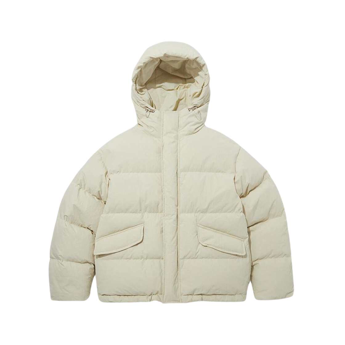 Dunst Hooded Volume Goose Down Jacket Cream 상세 이미지 1