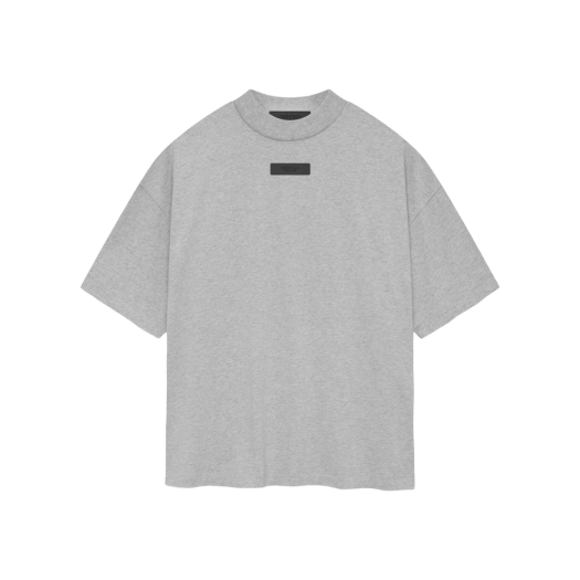에센셜 크루넥 티셔츠 라이트 헤더 그레이 - 24SS