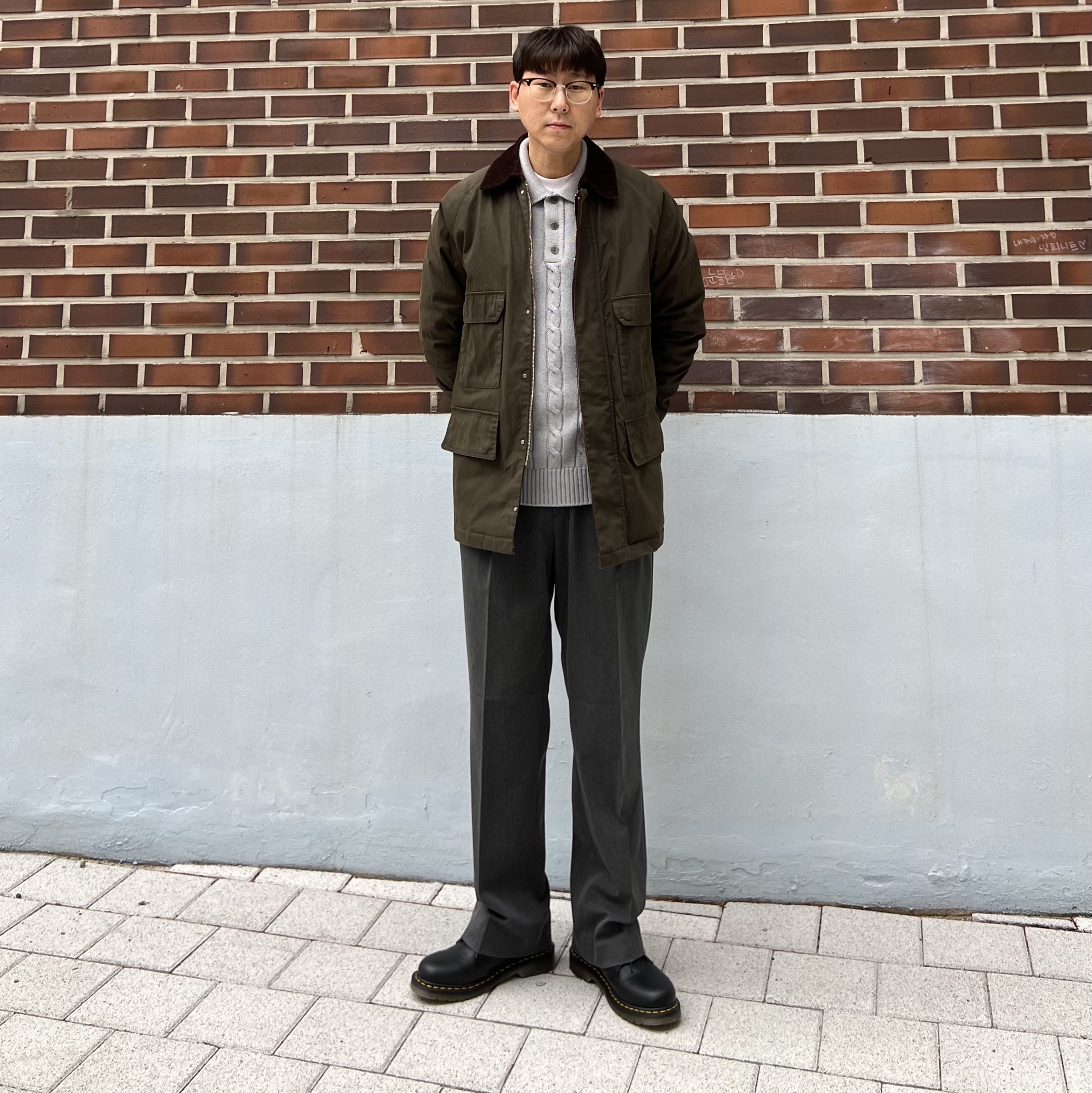 Dr. Martens 1461 Smooth Black 착용 스타일