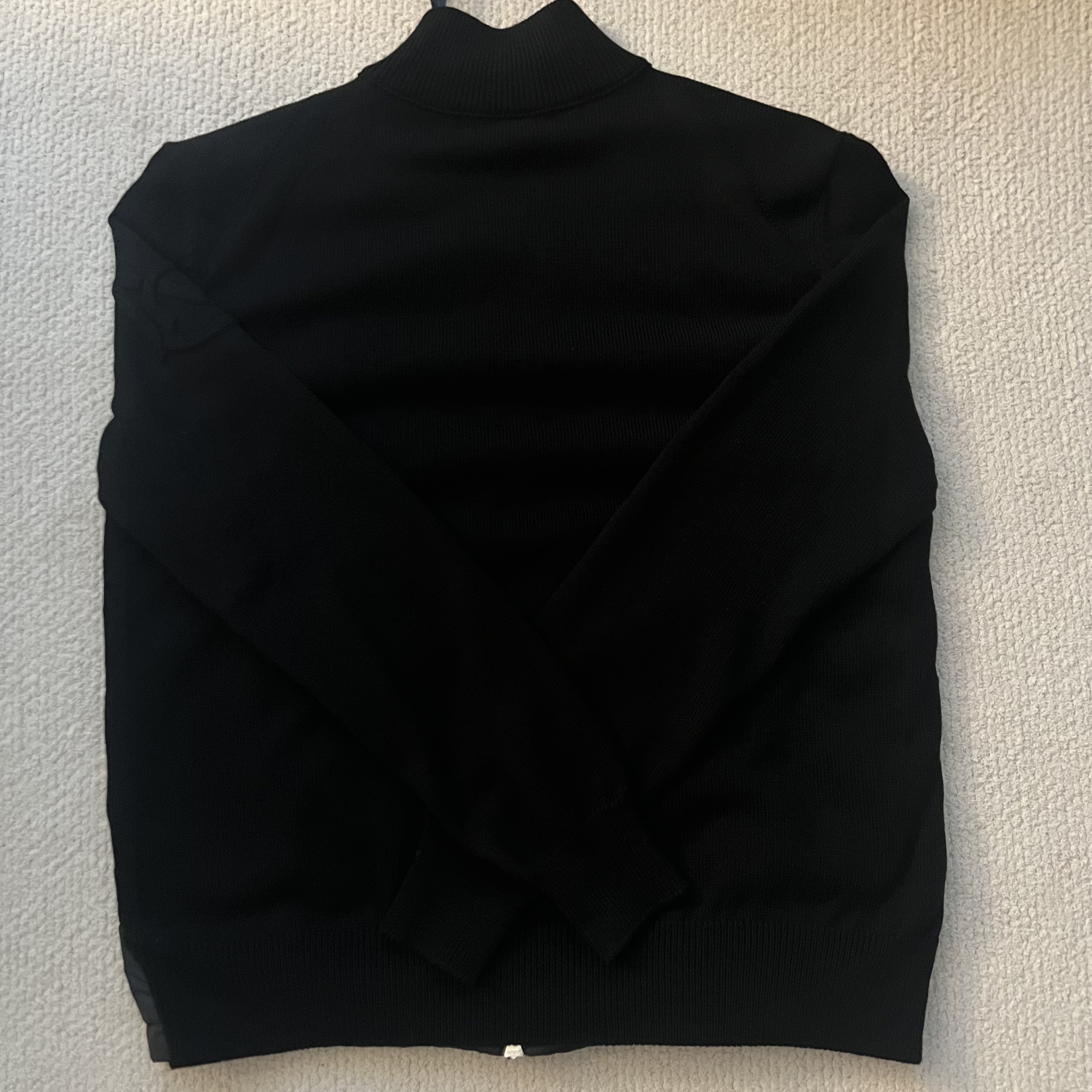 Moncler Padded Cotton Zip-Up Cardigan Black - 24SS 착용 스타일 - 4