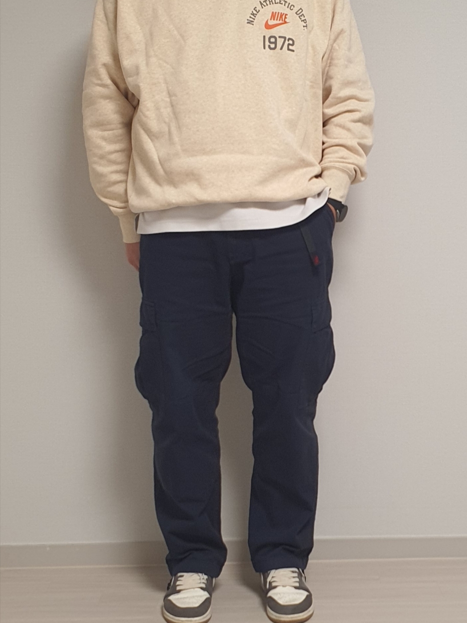 Nike NSW Club Fleece Crewneck Sweatshirt Sesame - Asia 착용 스타일