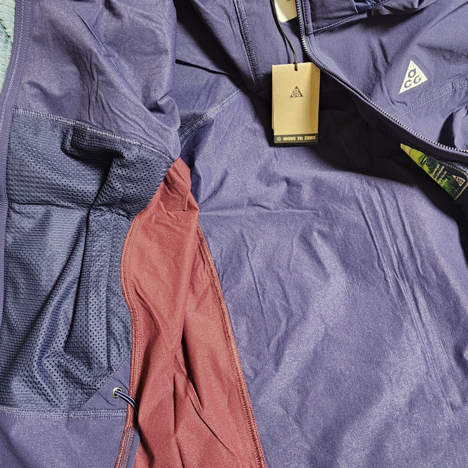 Nike ACG Sun Farer Jacket Purple Ink - Asia 착용 스타일 - 2