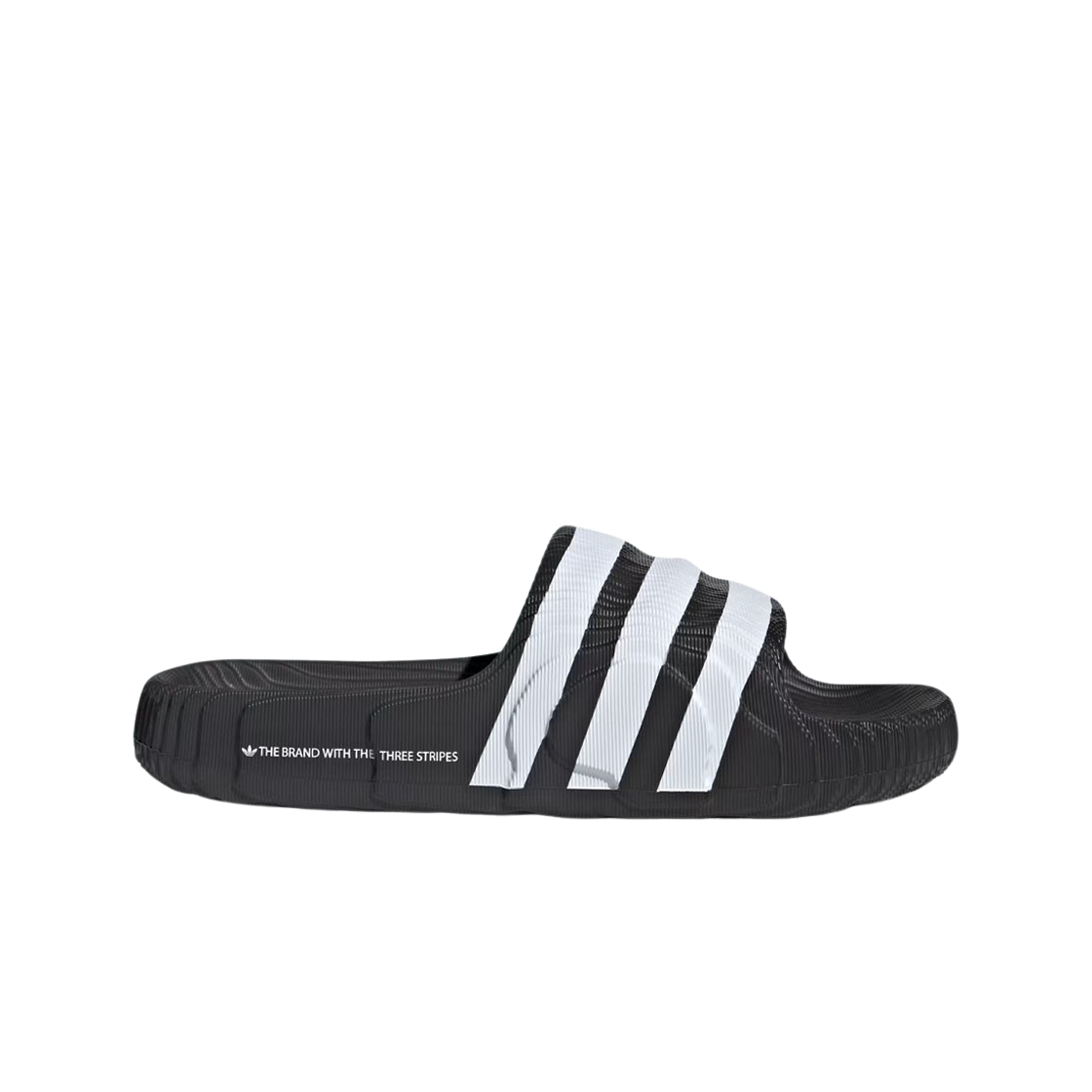 아디다스 아딜렛 22 코어 블랙 클라우드 화이트