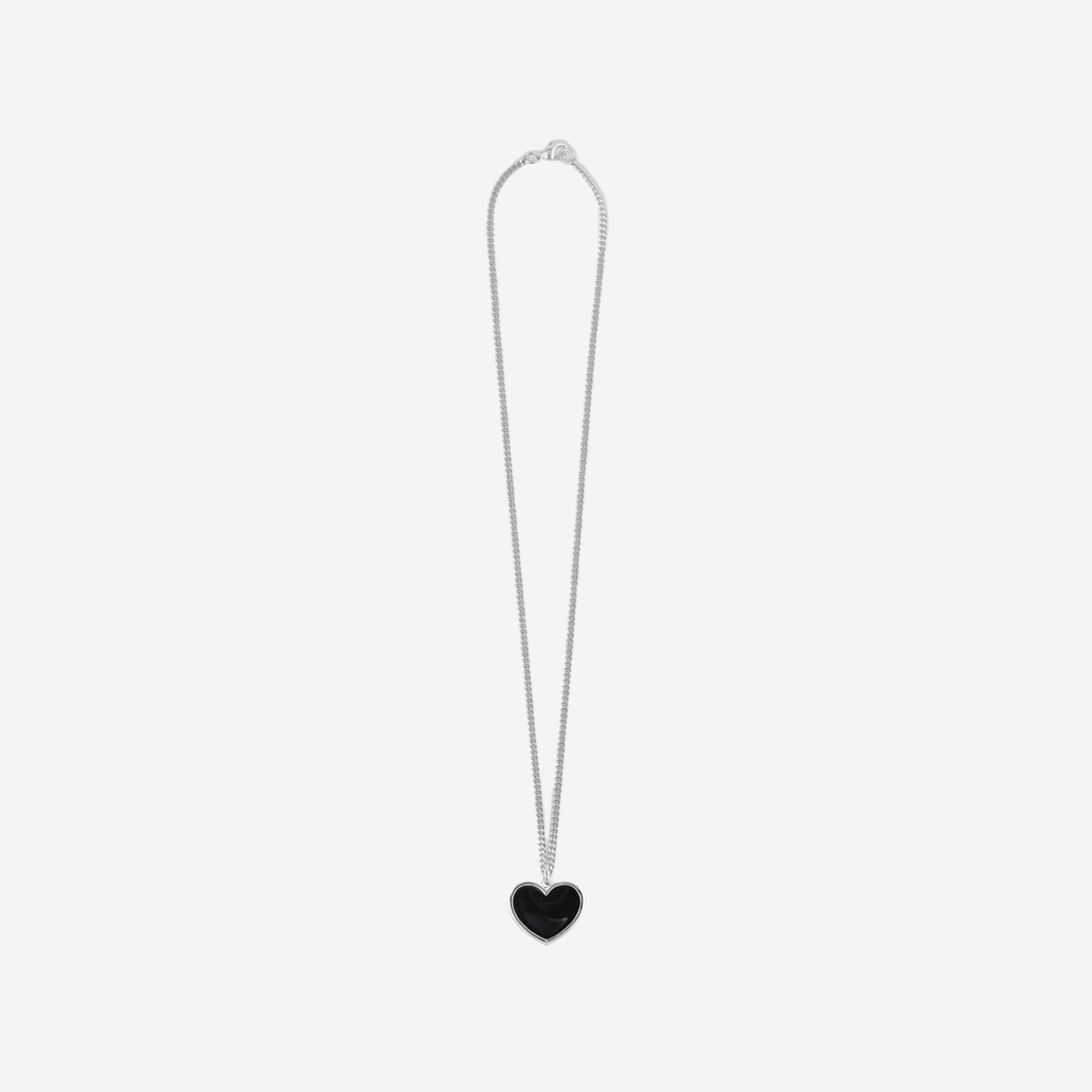 논논 블랙 러브 넥클리스 블랙(Nonenon Black Love Necklace) - 2