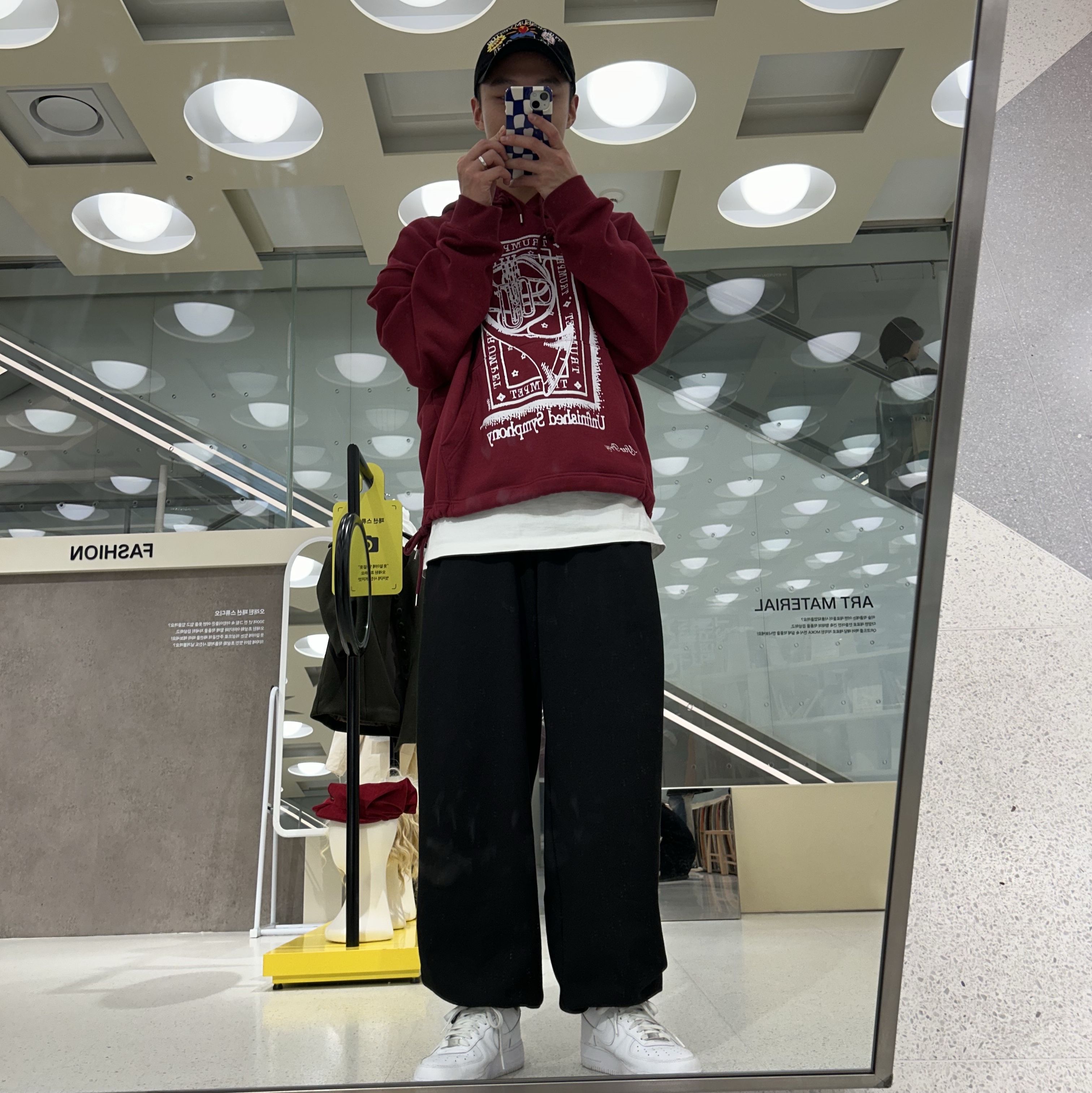 Nike Air Force 1 '07 Low White 착용 스타일