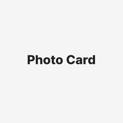 포토 카드(Photo Card)