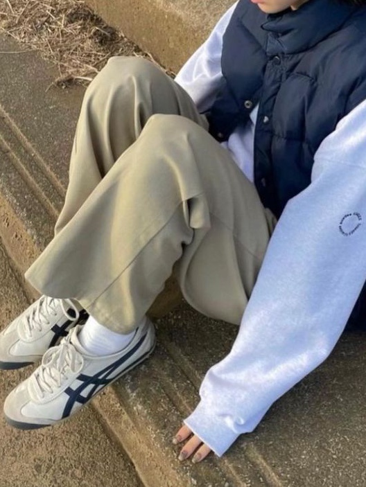 Onitsuka Tiger Mexico 66 Birch 착용 스타일