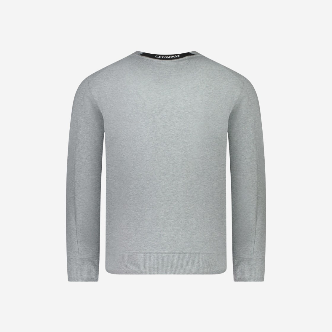 C.P. Company Diagonal Raised Fleece Sweatshirt Grey Melange - 24SS 상세 이미지 3