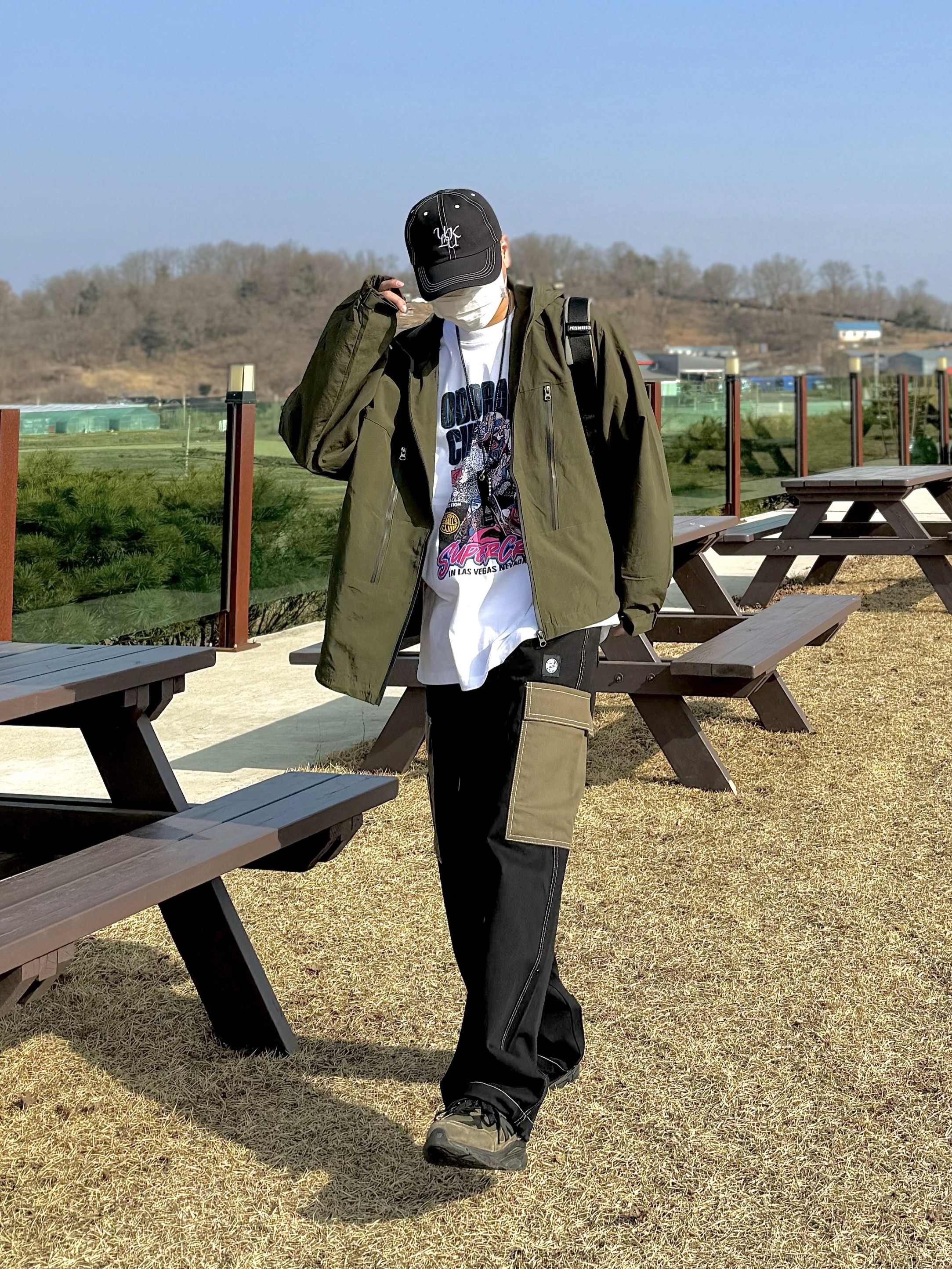 New Balance x JJJJound 990v3 Brown Black 착용 스타일 - 3