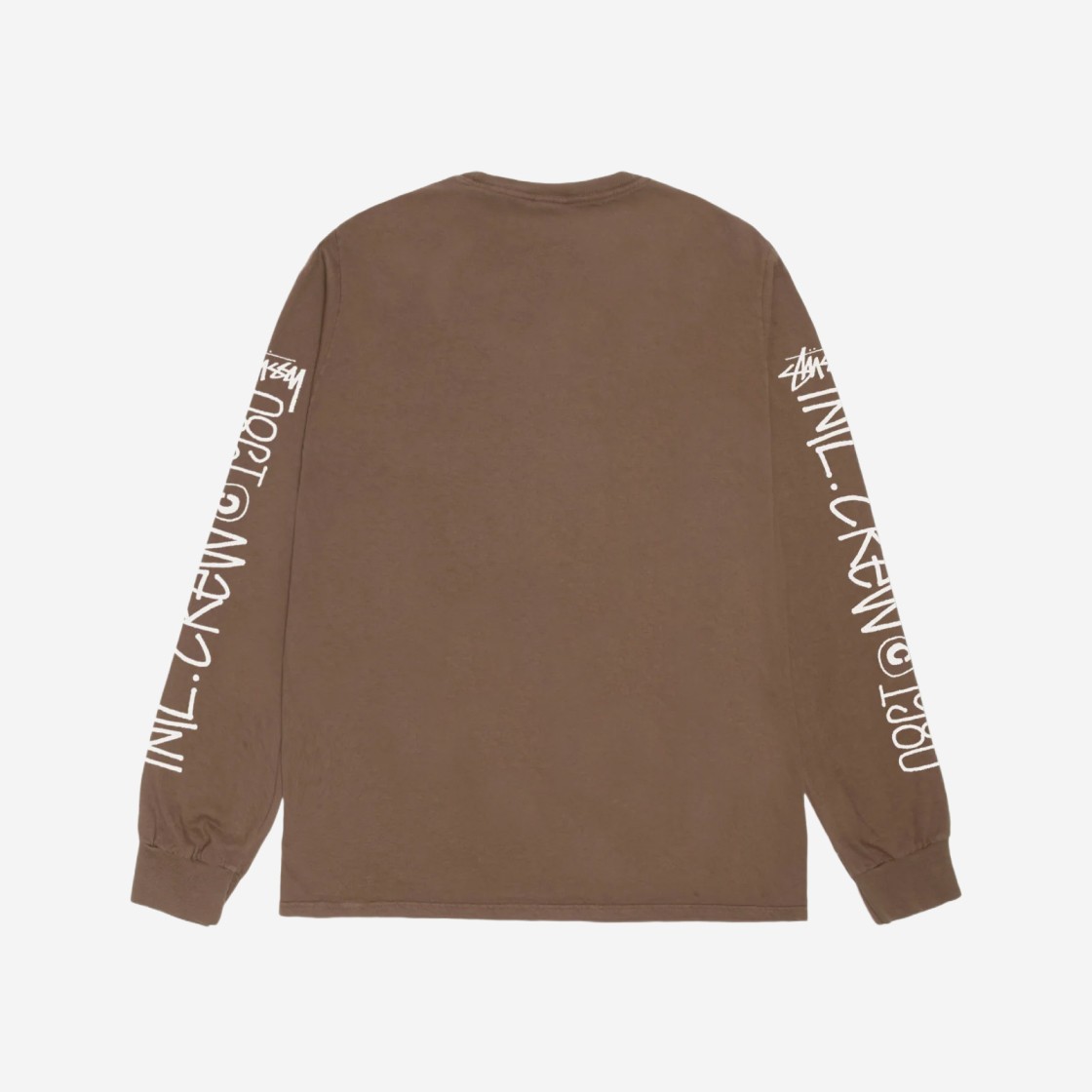 Stussy International Pigment Dyed LS T-Shirts Brown 상세 이미지 2