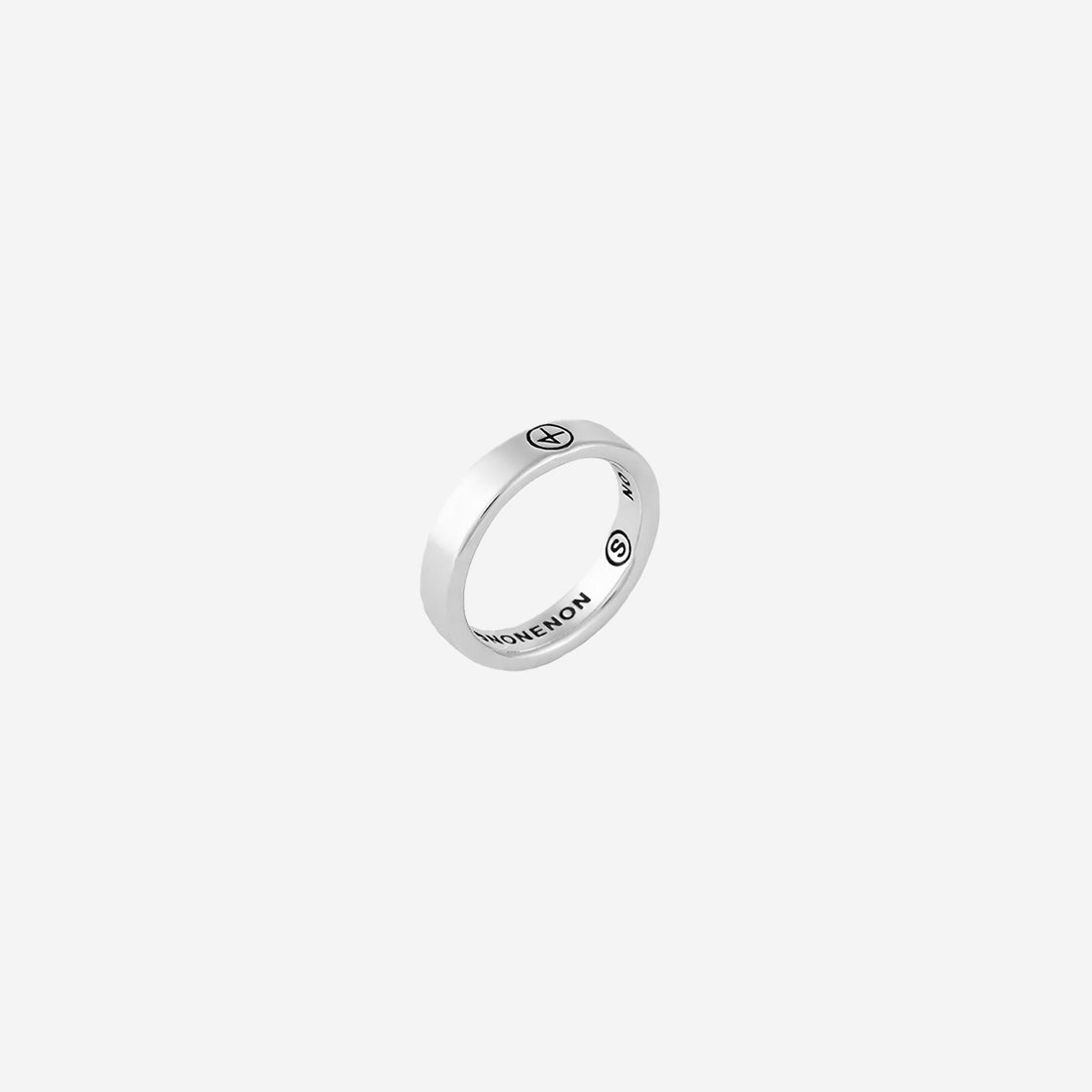 NONENON-038 Nonenon Logo Flat Ring 3mm - #2