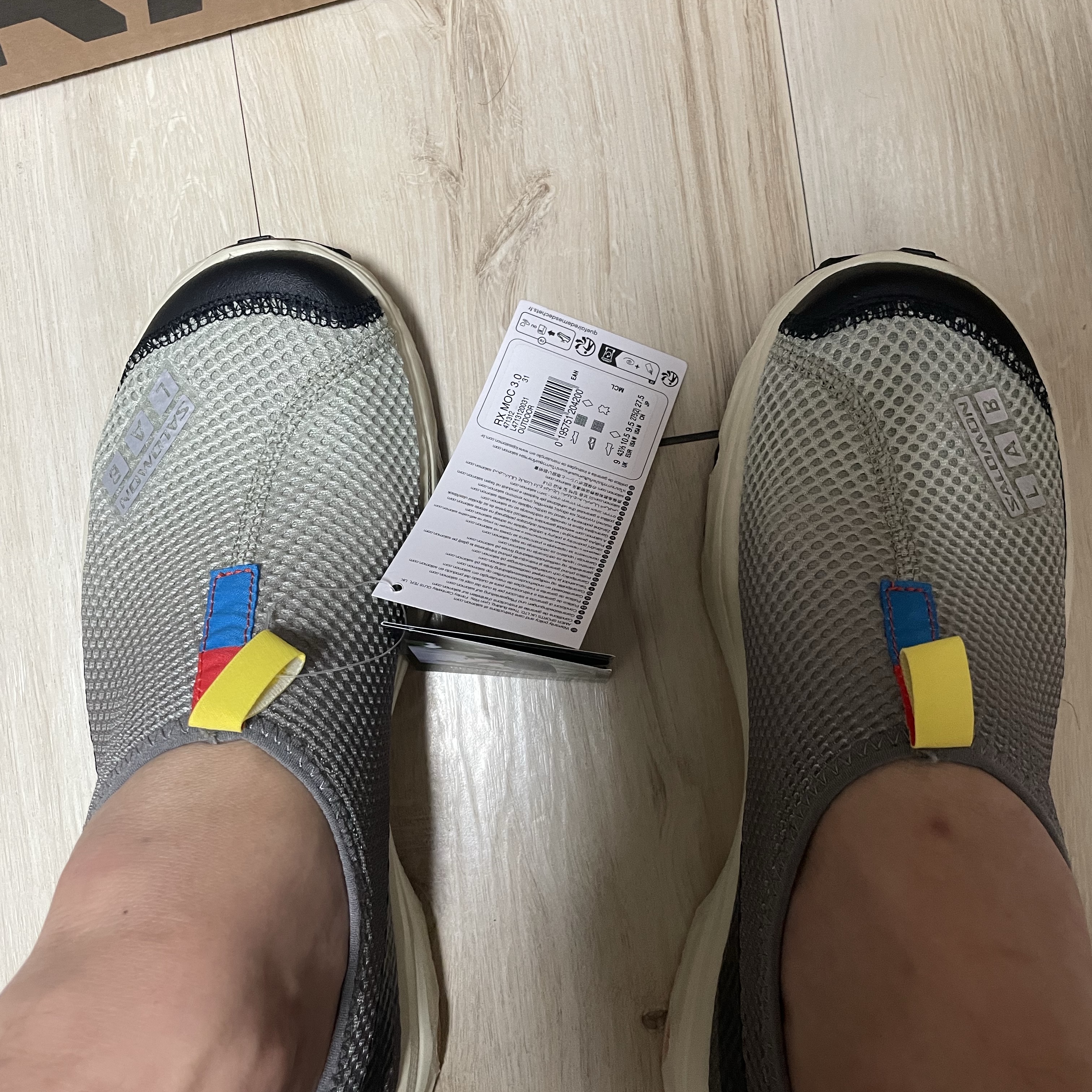 Salomon RX Moc 3.0 Pewter Desert 착용 스타일