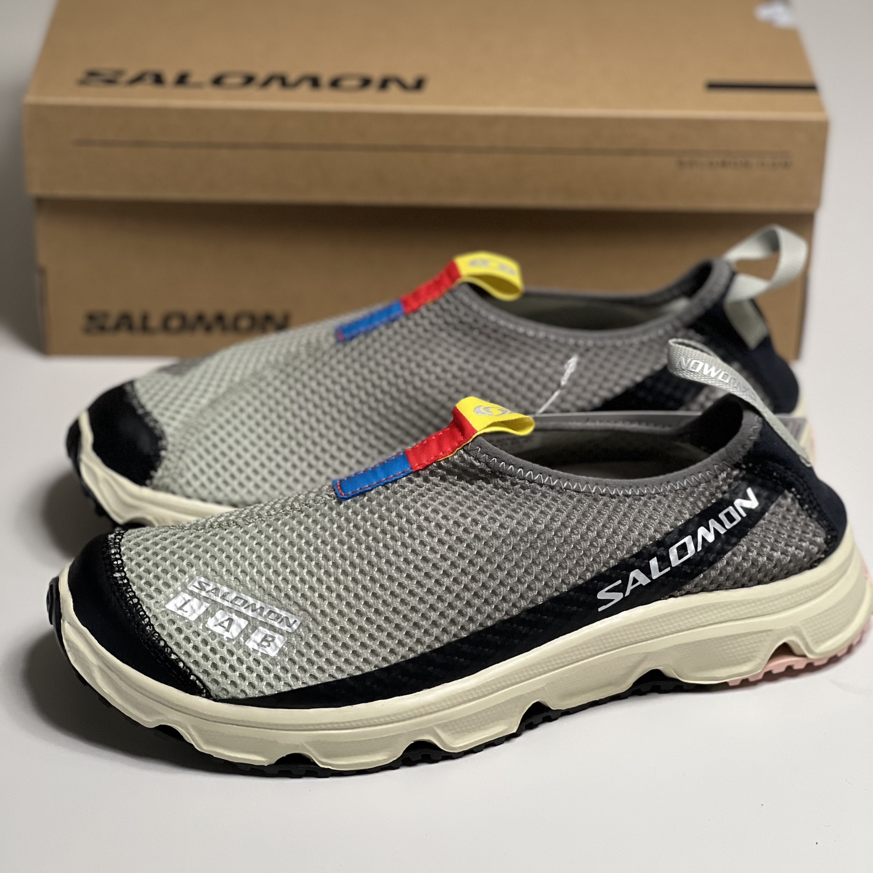 Salomon RX Moc 3.0 Pewter Desert 착용 스타일