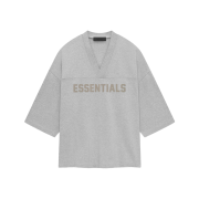 Essentials Heavy Jersey Football T-Shirt Light Heather Grey - 24SS