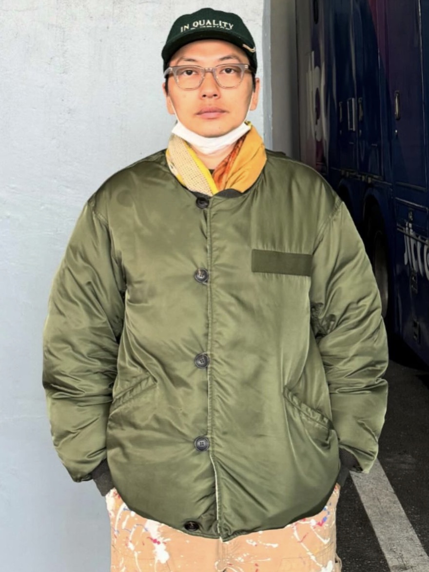 Visvim Corps Down Jacket Green - 23FW 착용 스타일