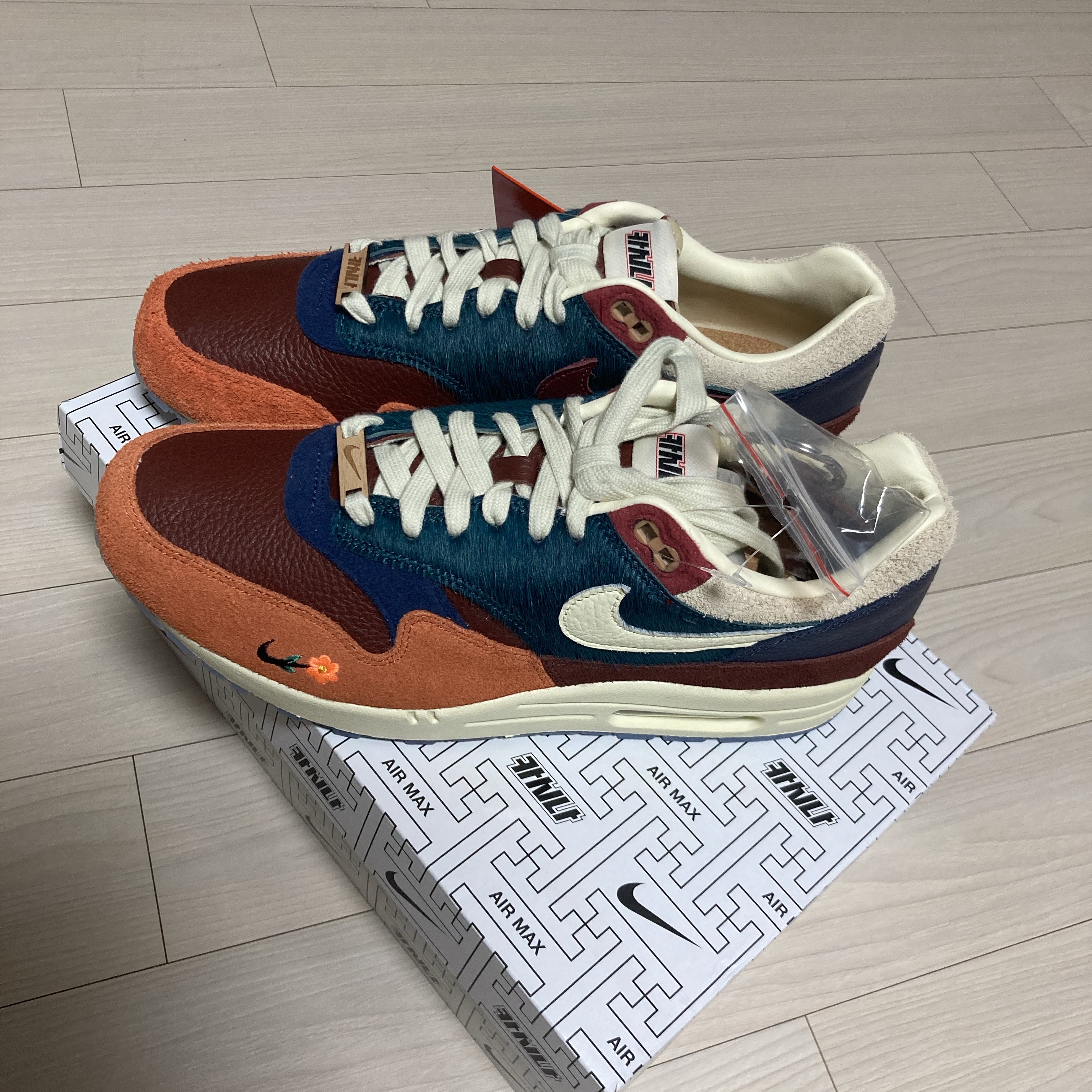 Nike x Kasina Air Max 1 SP Won-Ang Orange 착용 스타일