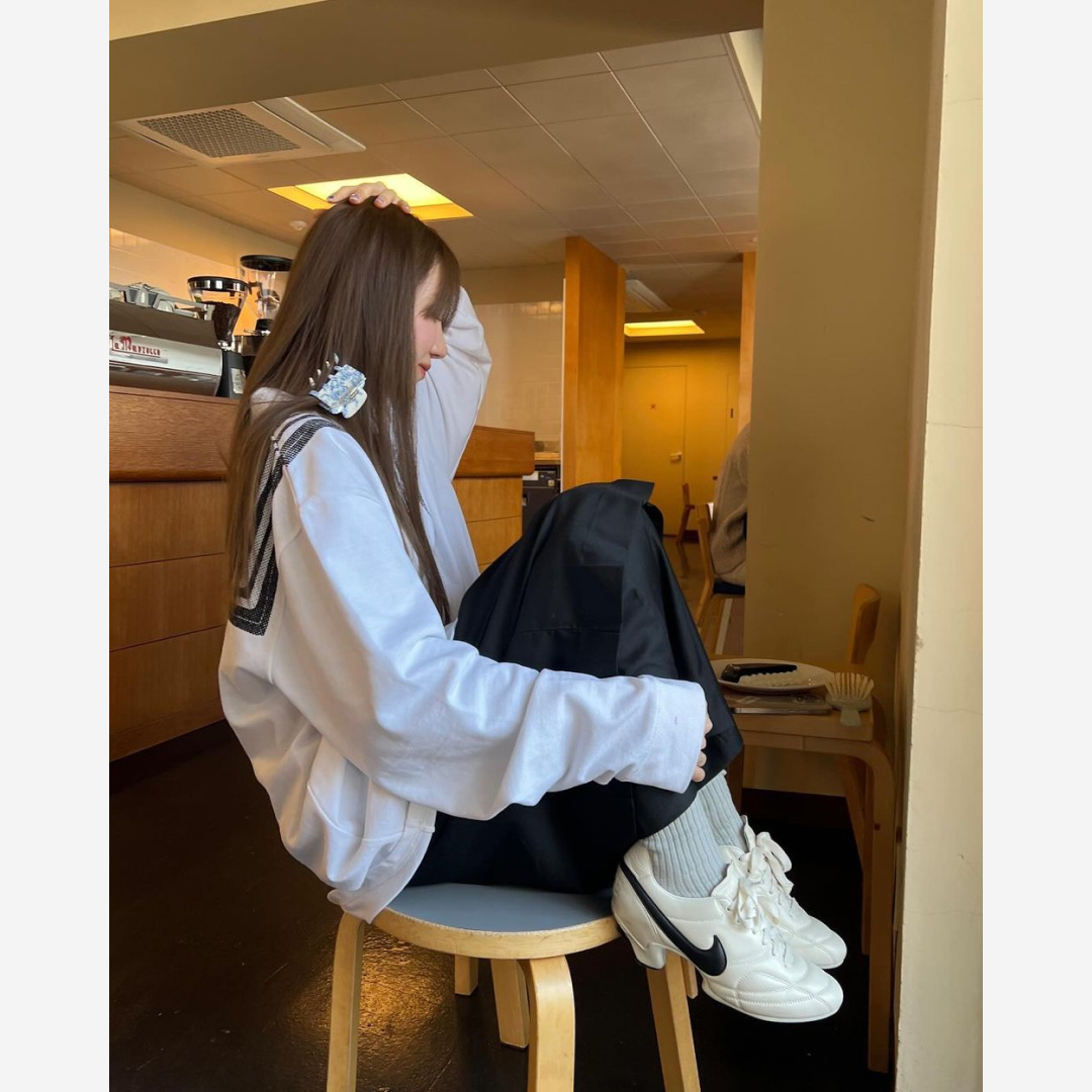 (W) Nike x Comme des Garcons HO21 Premier Sail 착용 스타일 - 2