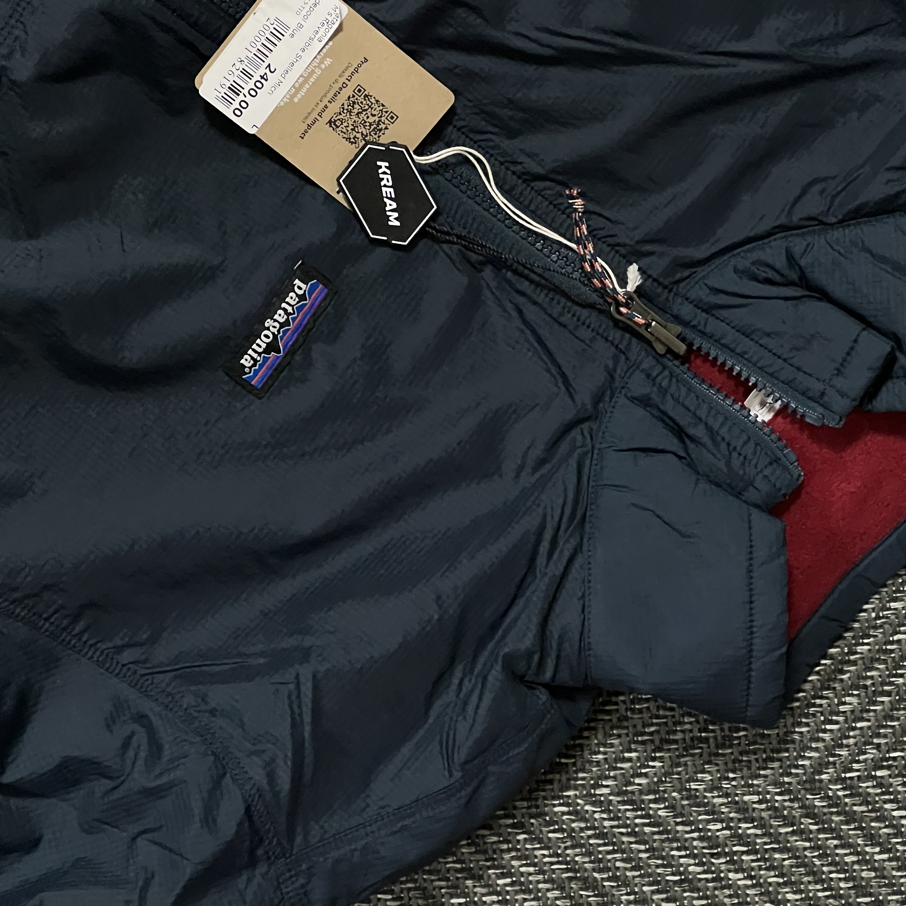 Patagonia Reversible Shelled Microdini Jacket Tidepool Blue 착용 스타일